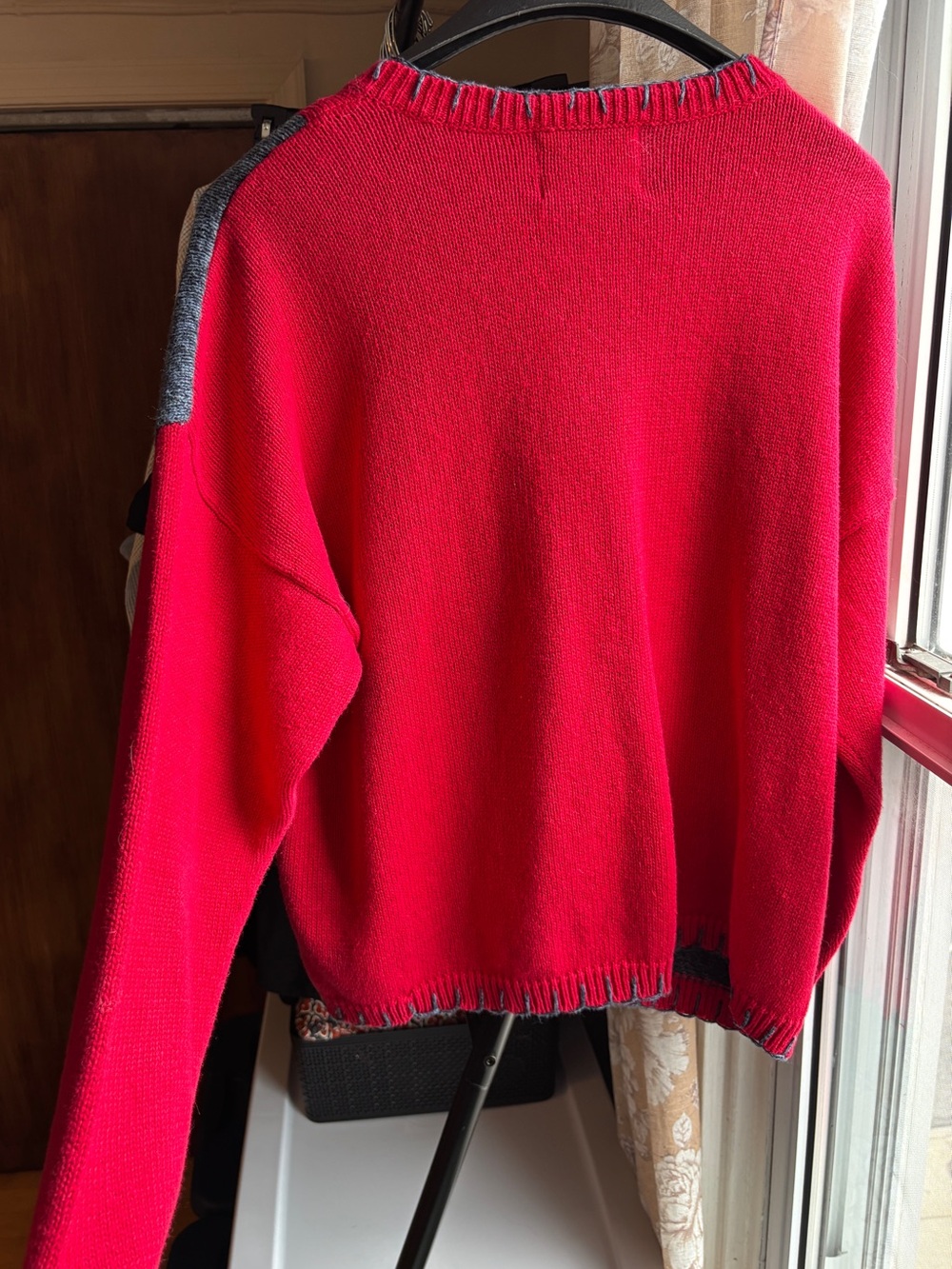 EUC Vintage Y2K Heirloom Collectibles XL Patchwork Heart Granny Cardigan Sweater - Picture 8 of 16